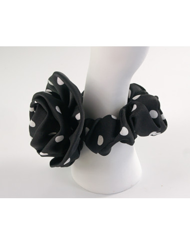 GUMKA DO WŁOSÓW SCRUNCHIE z RÓŻĄ KWIAT LOLITA...