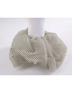 GUMKA DO WŁOSÓW SCRUNCHIE SZYFON LOLITA AKCESORIA JASNY... 2
