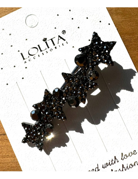 Spinka do włosów VINTAGE GLAMOUR BŁYSK WE WŁOSACH CYRKONIE AKCESORIA LOLITA