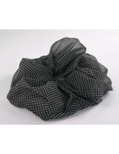 GUMKA DO WŁOSÓW SCRUNCHIE SZYFON LOLITA AKCESORIA  SZARY...
