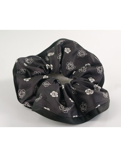 GUMKA DO WŁOSÓW SCRUNCHIE SATYNA LOLITA AKCESORIA CZARNA...