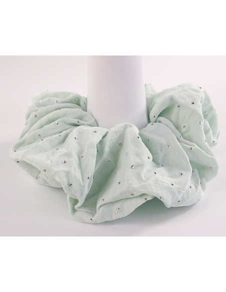GUMKA DO WŁOSÓW SCRUNCHIE LOLITA AKCESORIA DZIANINA DŻETY DUŻA 18 CM