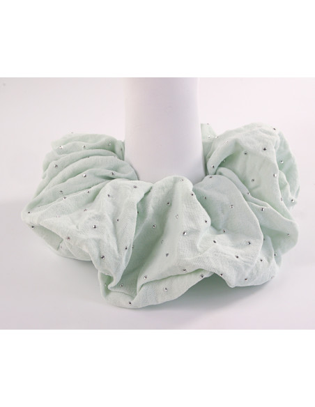 GUMKA DO WŁOSÓW SCRUNCHIE LOLITA AKCESORIA DZIANINA DŻETY DUŻA 18 CM