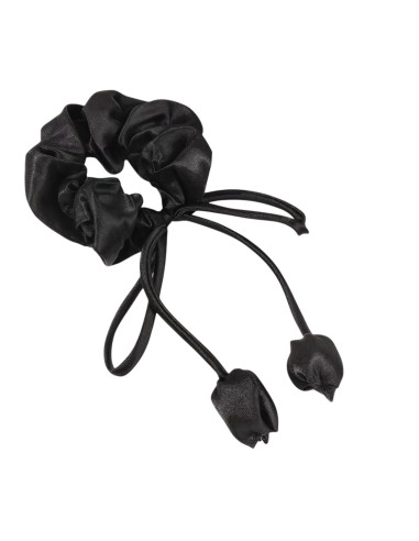 GUMKA DO WŁOSÓW SCRUNCHIE KOKARDA Z TULIPANAMI...