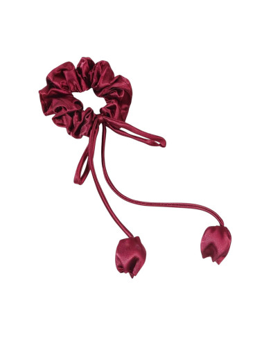 GUMKA DO WŁOSÓW SCRUNCHIE KOKARDA Z TULIPANAMI...