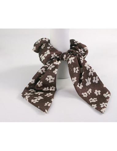 GUMKA DO WŁOSÓW SCRUNCHIE KOKARDA SATYNA LOLITA...