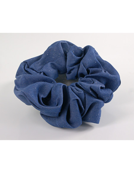 GUMKA DO WŁOSÓW SCRUNCHIE LOLITA AKCESORIA JEANSOWA NIEBIESKI