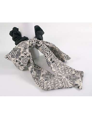 GUMKA DO WŁOSÓW SCRUNCHIE DUŻA KOKARDA LOLITA...