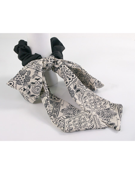 GUMKA DO WŁOSÓW SCRUNCHIE DUŻA KOKARDA LOLITA AKCESORIA