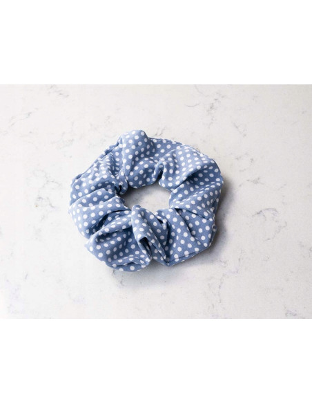 Gumka do włosów Scrunchie Gumka do włosów w oplocie w KROPKI KROPECZKI