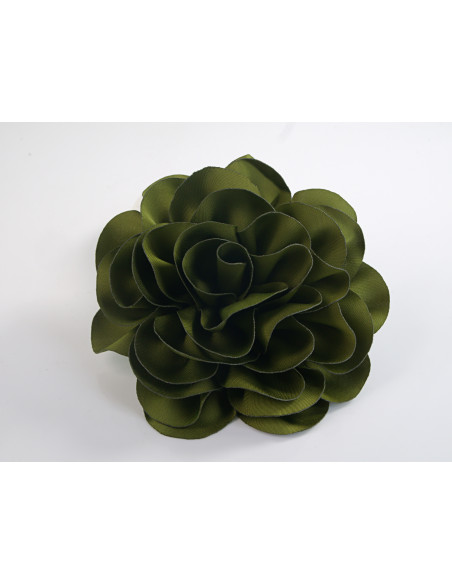 KWIAT Z MATERIAŁU BROSZKA PRZYPINKA LOLITA AKCESORIA 10 CM ZIELONY