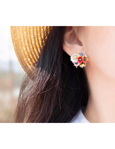 KOLCZYKI KWIATEK KWIATKI Lolita AKCESORIA...