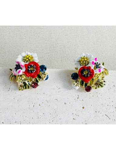 KOLCZYKI KWIATEK KWIATKI Lolita AKCESORIA...