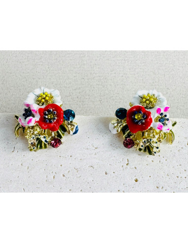 KOLCZYKI KWIATEK KWIATKI Lolita AKCESORIA...