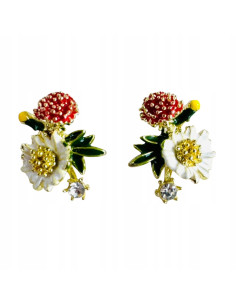 KOLCZYKI KWIATEK KWIATKI Lolita AKCESORIA srebrny sztyft 925