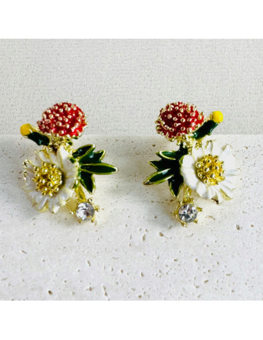 KOLCZYKI KWIATEK KWIATKI Lolita AKCESORIA...