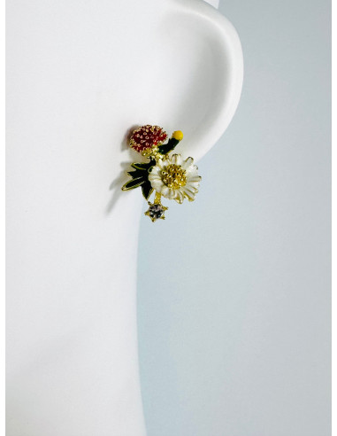 KOLCZYKI KWIATEK KWIATKI Lolita AKCESORIA...