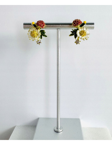 KOLCZYKI KWIATEK KWIATKI Lolita AKCESORIA...