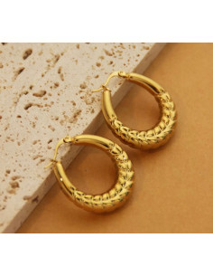 Kolczyki ze stali chirurgicznej Koła 3 cm Lolita...