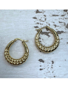 Kolczyki ze stali chirurgicznej Koła 3 cm Lolita... 2