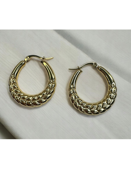 Kolczyki ze stali chirurgicznej Koła 3 cm Lolita Accessoriese