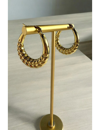 Kolczyki ze stali chirurgicznej Koła 3 cm...