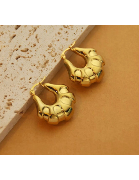 Kolczyki ze stali chirurgicznej Koła 3 cm Lolita Accessoriese