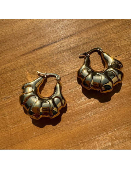 Kolczyki ze stali chirurgicznej Koła 3 cm Lolita Accessoriese