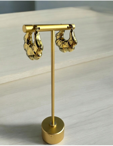 Kolczyki ze stali chirurgicznej Koła 3 cm Lolita Accessoriese