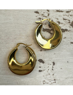 Kolczyki ze stali chirurgicznej Koła BOHO 3,5 cm Lolita... 2