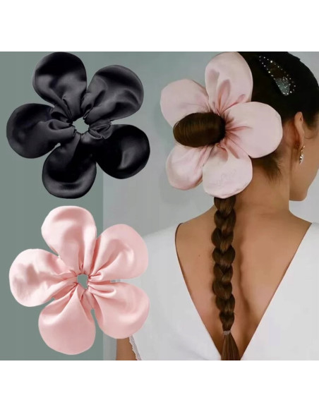 Gumka do włosów Scrunchie MAXI DUŻY KWIAT 22-24 CM Lolita Accessories