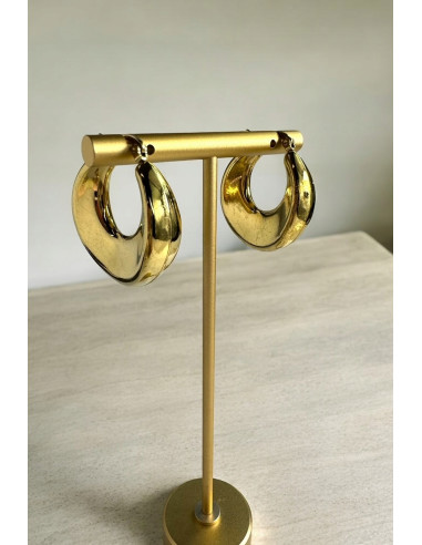 Kolczyki ze stali chirurgicznej Koła BOHO 3,5...