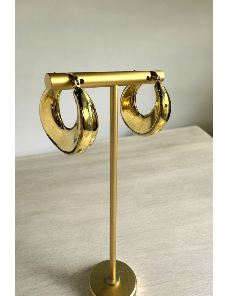 Kolczyki ze stali chirurgicznej Koła BOHO 3,5 cm Lolita Accessoriese