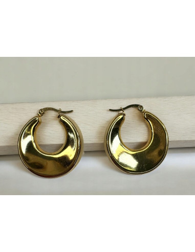 Kolczyki ze stali chirurgicznej Koła BOHO 3,5...