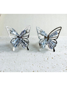 Kolczyki srebne MOTYLKI z cyrkoniami Lolita AKCESORIA...