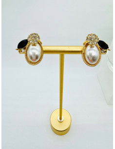 Klipsy do Uszu Lolita Accessories Klips do Ucha z perełką