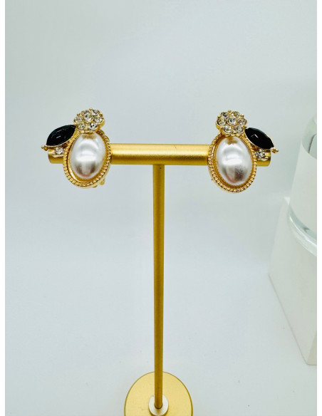 Klipsy do Uszu Lolita Accessories Klips do Ucha z perełką