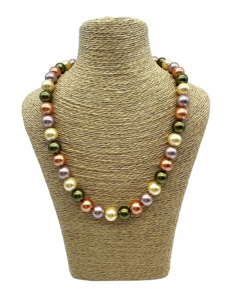 Naszyjnik z pereł PERŁY KOLOROWE pod szyję Lolita Accessories PERMIUM