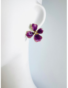 Kolczyki FIOLETOWE KWIATY KWIATKI Lolita AKCESORIA... 2