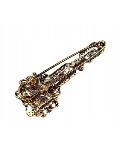 Broszka Brosza VINTAGE Kamienie Lolita...