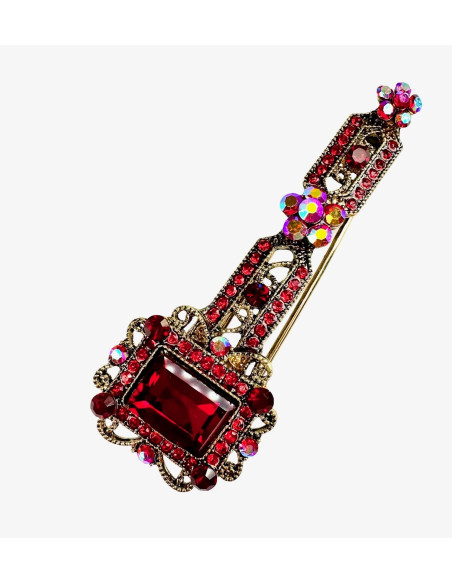 Broszka Brosza VINTAGE Kamienie Lolita Accessories Przypinka Ozdobna