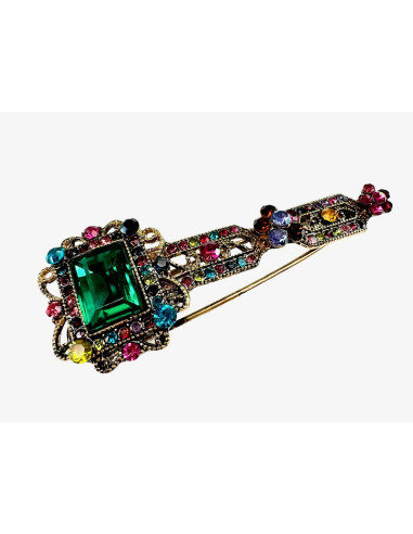 Broszka Brosza VINTAGE Kamienie Lolita...