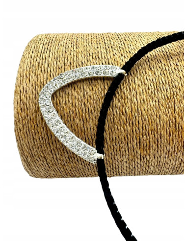 Opaska na włosy Uszka Srebrne Uszka z...