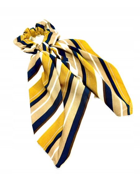 Gumka do włosów Scrunchie Gumka do włosów Z KOKARDĄ ART-DECO PREMIUM