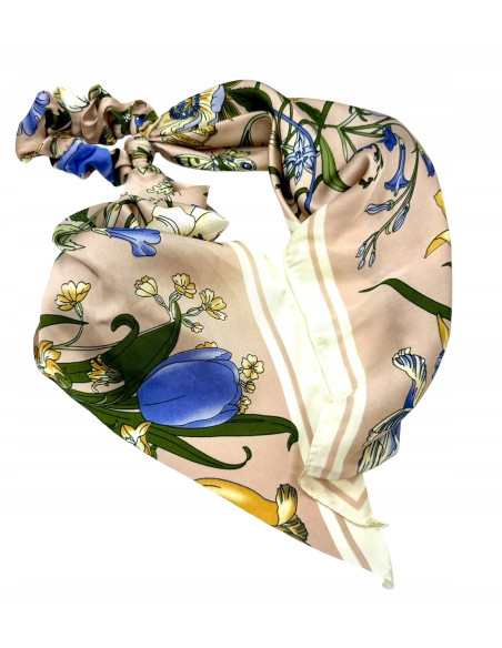 Gumka do włosów Scrunchie Gumka do włosów Z KOKARDĄ MEGA XXL PREMIUM