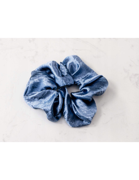 Gumka do włosów Scrunchie Gumka do włosów w oplocie SATYNA POŁYSK