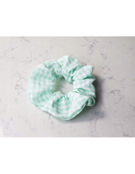 Gumka do włosów Scrunchie Gumka do włosów w oplocie w kratkę