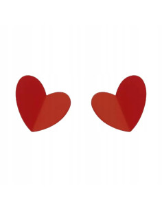 Kolczyki CZERWONE SERDUSZKA SERCA Lolita Accessories