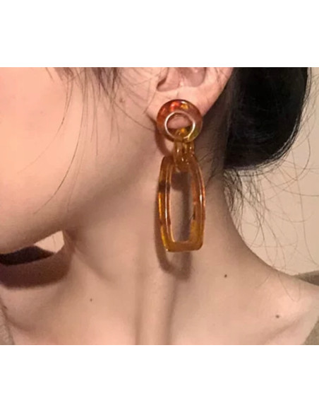 Kolczyki akryl VINTAGE Lolita Accessories