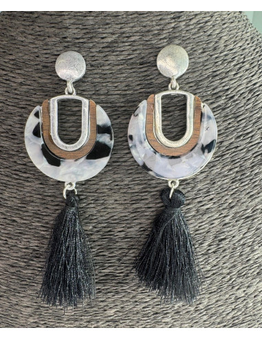 Kolczyki BOHO z CHWROSTEM doskonałe Lolita...